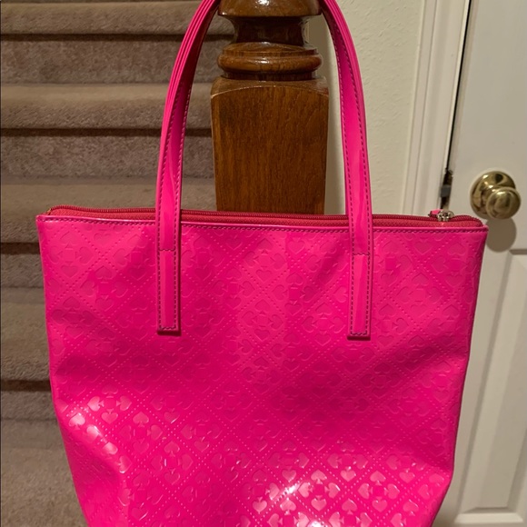 Kate Spade hot pink shoulder purse - Picture 2 of 6